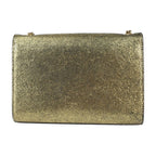 Saint Laurent Kate Small Chain Shoulder Bag Leather Gold Black YSL Logo — view 3