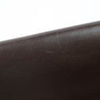 Hermes Clutch Bag Box Calf Dark Brown FACO GM 35 Second Document — view 8