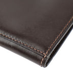 Hermes Clutch Bag Box Calf Dark Brown FACO GM 35 Second Document — view 5