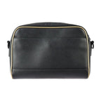 Prada Shoulder Bag 2 Vh063 Saffiano Leather Black Gold Tone Triangle Logo — view 3