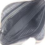 Prada Shoulder Bag 2 Vh063 Saffiano Leather Black Gold Tone Triangle Logo — view 8