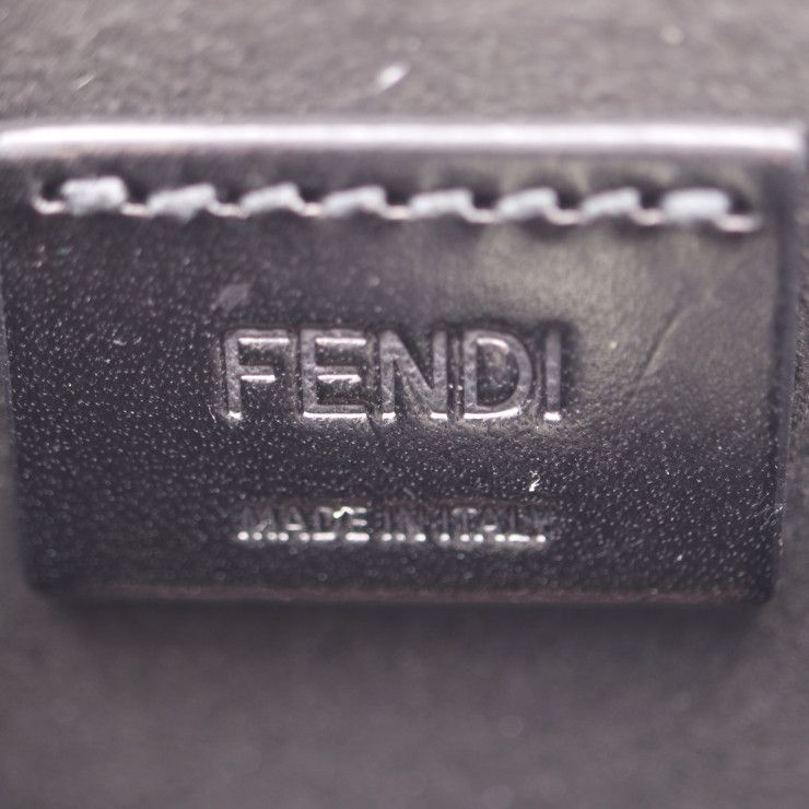 Fendi Minibox Charm Mini Box Key Holder 7 Ar917 Leather Rose Gold Hardware Bag — view 7
