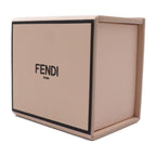 Fendi Minibox Charm Mini Box Key Holder 7 Ar917 Leather Rose Gold Hardware Bag — view 2