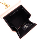 Fendi Minibox Charm Mini Box Key Holder 7 Ar917 Leather Rose Gold Hardware Bag — view 6