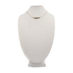 Christian Dior Necklace Metal Rhinestone Gold Black CD Logo Choker — view 7