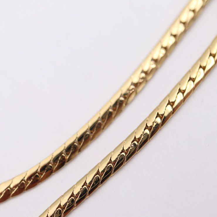 Christian Dior Necklace Metal Rhinestone Gold Black CD Logo Choker — view 4