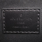 Louis Vuitton S-lock S-ring Back Waist Bag Leather Brown Neon Yellow — view 8