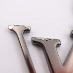 Louis Vuitton Porte Cles Spray Key Holder Metal Gunmetal Orange — view 4