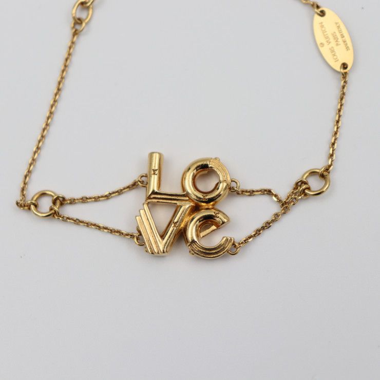 Louis Vuitton &me Love Bracelet Metal Gold Viton — view 4