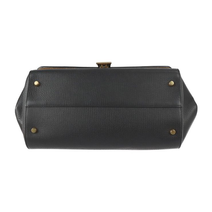 Bottega Veneta Angle Shoulder Bag Calf Leather Black — view 4