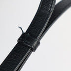 Bottega Veneta Angle Shoulder Bag Calf Leather Black — view 6
