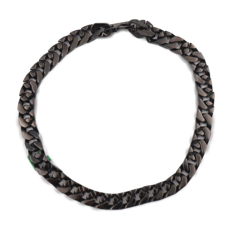 Louis Vuitton Collier Chain Links Patches Necklace Mp2853 Metal Black Green — view 3