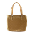Louis Vuitton Stockton Handbag Leather Ambre Goldish Silver Hardware — view 3