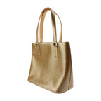 Louis Vuitton Stockton Handbag Leather Ambre Goldish Silver Hardware — view 2