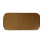 Louis Vuitton Stockton Handbag Leather Ambre Goldish Silver Hardware — view 4