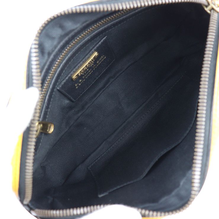 Gucci Belt Bag Waist Leather Yellow Multicolor Gold Hardware SONY — view 6