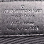 Louis Vuitton Pochette A4 Clutch Bag Leather Black Rainbow Taiga — view 9