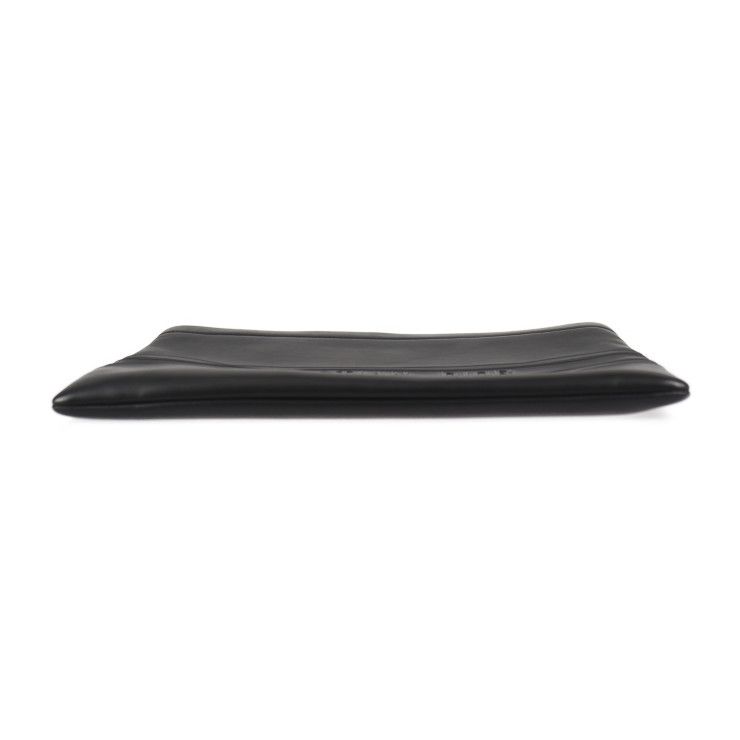 Christian Dior Clutch Bag 19 S5543 Cgsb Leather Black Gold Hardware Pouch — view 4