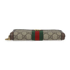 Gucci Ophidia Long Wallet Leather Beige Ebony Red Green — view 4