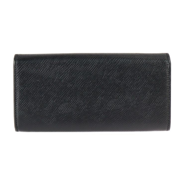 Celine Large Flap Wallet Bifold 10 B563 bel Calf Leather Black — view 3