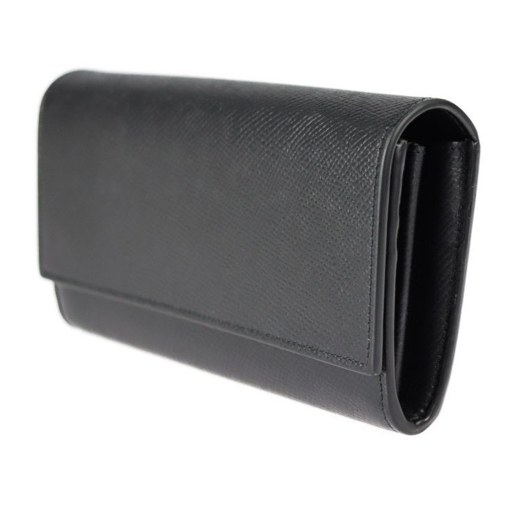 Celine Large Flap Wallet Bifold 10 B563 bel Calf Leather Black — view 2