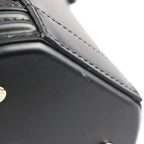 Louis Vuitton Cannes Handbag Leather Black Red Monogram Lace Vanity Bag — view 5