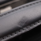 Fendi Peekaboo Fit Business Bag 7 Va406 Leather Black Silver Hardware Selleria — view 7