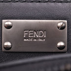 Fendi Peekaboo Fit Business Bag 7 Va406 Leather Black Silver Hardware Selleria — view 8