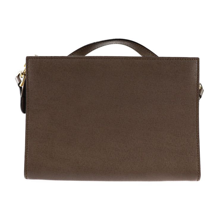 Fendi Demi Jules Piccola Handbag 8 Bt245 Leather Brownish Gold Hardware 2-Way — view 3