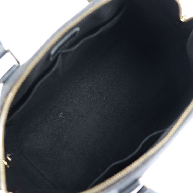 Louis Vuitton Retiro Handbag Leather Brown Black Gold Hardware — view 9
