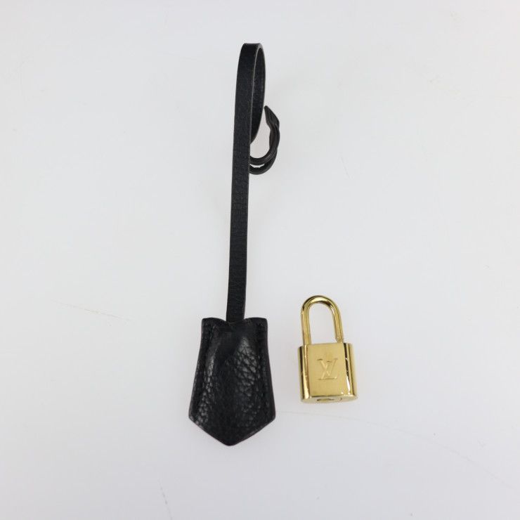Louis Vuitton Retiro Handbag Leather Brown Black Gold Hardware — view 8