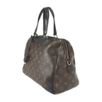 Louis Vuitton Retiro Handbag Leather Brown Black Gold Hardware — view 2