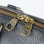 Louis Vuitton Retiro Handbag Leather Brown Black Gold Hardware — view 7