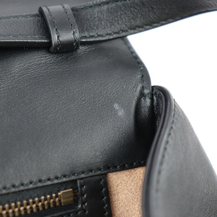 Gucci Queen Margaret Top Handle Handbag Calfleather Black Ivory — view 9