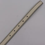 Christian Dior D-fence Defence Belt Leather Ivory-toned Gold Hardware Logo — view 6