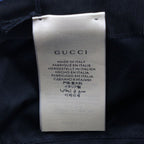 Gucci Bucket Hat GG Nylon Leather Blue Black Off the Grid — view 6