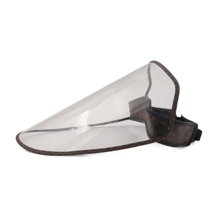 Louis Vuitton Vigier Shield Other Hat Leather Brown Black Clear — view 2