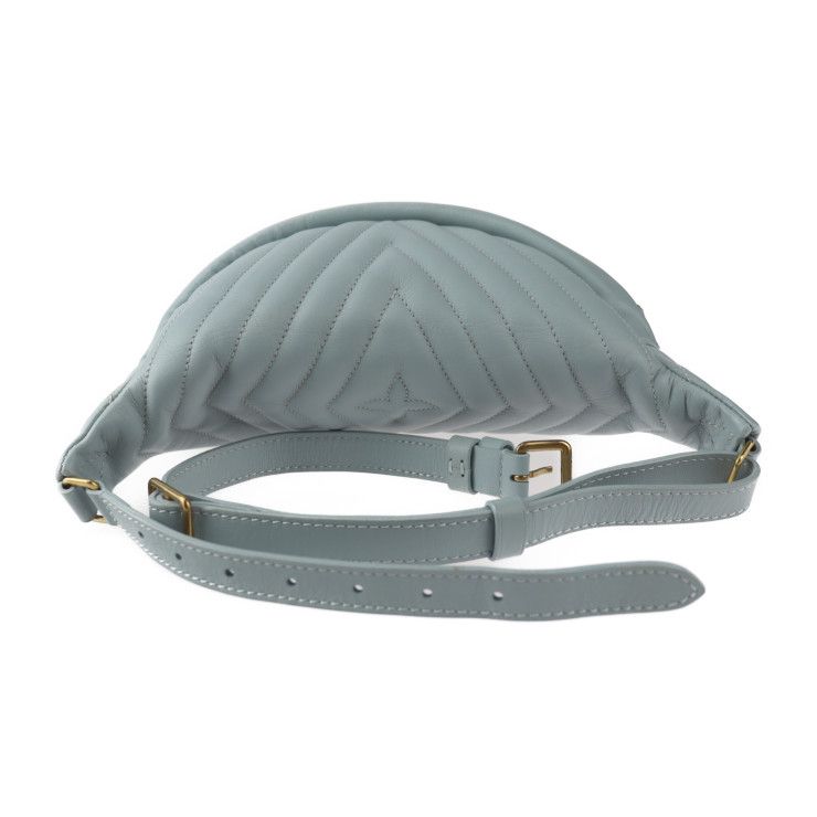 Louis Vuitton New Wave Bum Bag Waist Smooth Calf Leather Light Blue — view 3