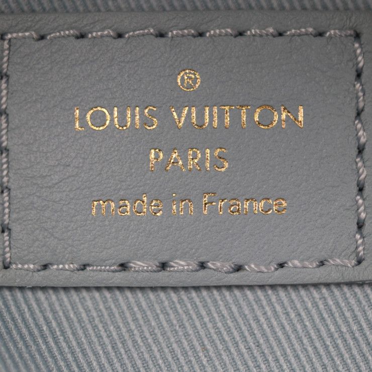 Louis Vuitton New Wave Bum Bag Waist Smooth Calf Leather Light Blue — view 9