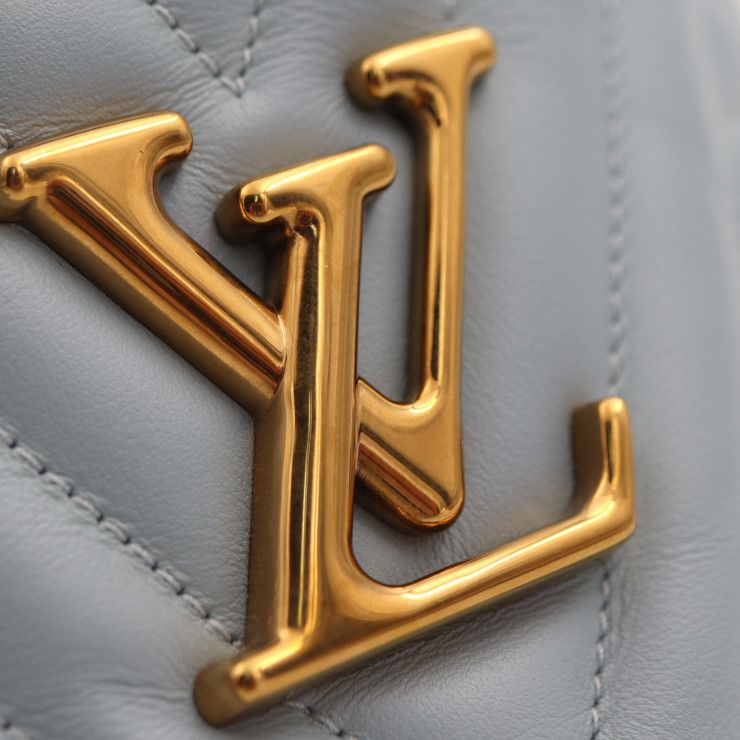 Louis Vuitton New Wave Bum Bag Waist Smooth Calf Leather Light Blue — view 6
