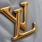 Louis Vuitton New Wave Bum Bag Waist Smooth Calf Leather Light Blue — view 6
