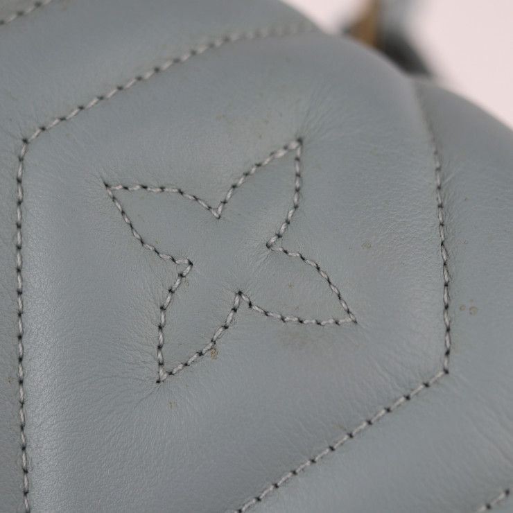 Louis Vuitton New Wave Bum Bag Waist Smooth Calf Leather Light Blue — view 5