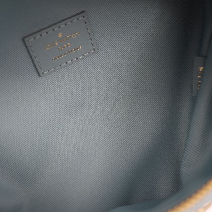 Louis Vuitton New Wave Bum Bag Waist Smooth Calf Leather Light Blue — view 8
