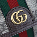 Gucci GG Small Belt Bag Waist Supreme Canvas Leather Beige Ebony — view 7