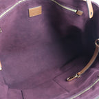 Louis Vuitton Greenwich Handbag Leather Ebne Brown Damier 2-Way — view 8