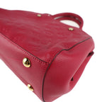 Louis Vuitton Montaigne BB Handbag Leather Freesia Pinkish Monogram — view 5