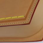Louis Vuitton Key Bell XL PM Shoulder Bag Leather Beige Gold Hardware — view 5