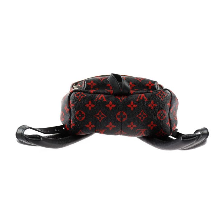Louis Vuitton Palm Springs PM Backpack Daypack Black Red — view 4