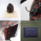 Louis Vuitton Palm Springs PM Backpack Daypack Black Red — view 9
