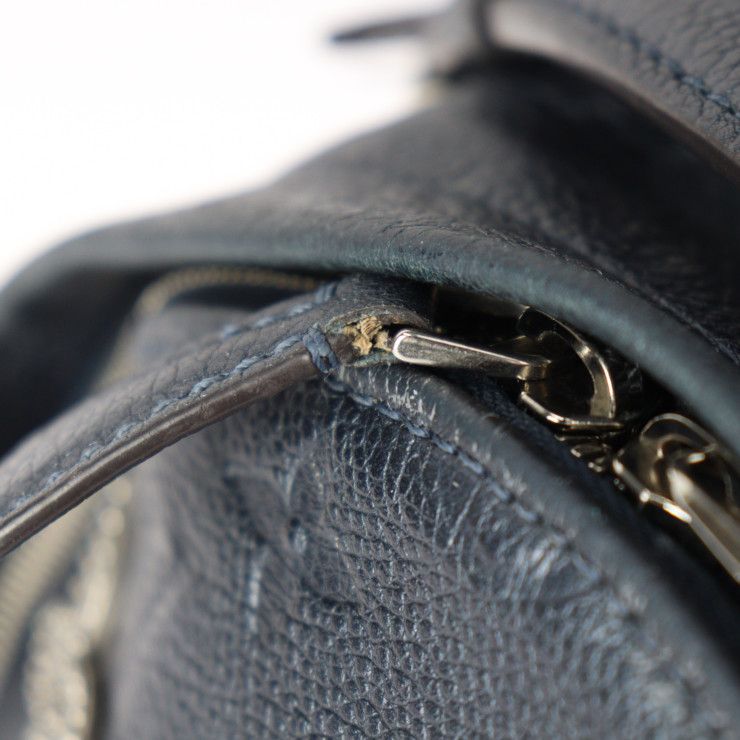 Louis Vuitton Sorbonne Flower Pins Backpack Daypack Leather Metallic — view 7